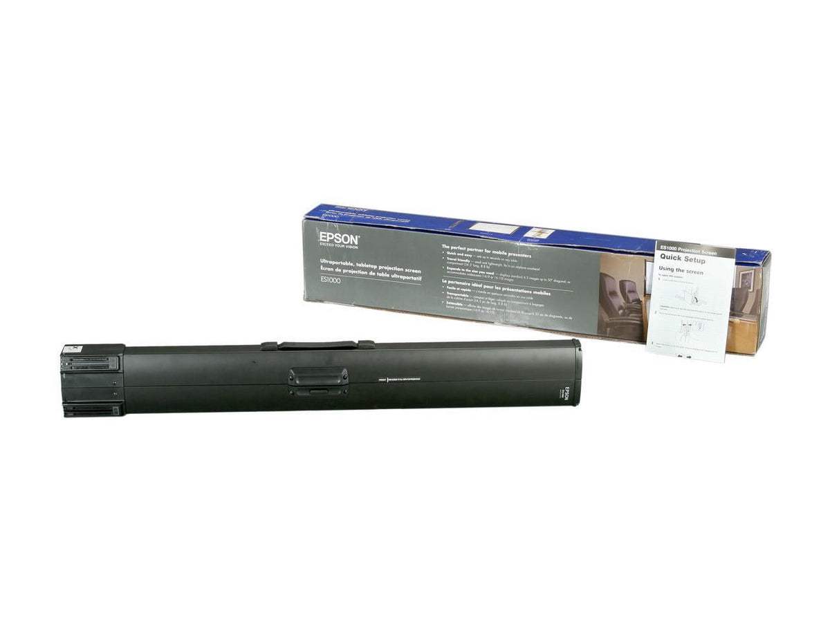Epson V12H002S4Y ES1000 Ultra Portable Tabletop Projection Screen - Projection screen - 50 in ( 127
