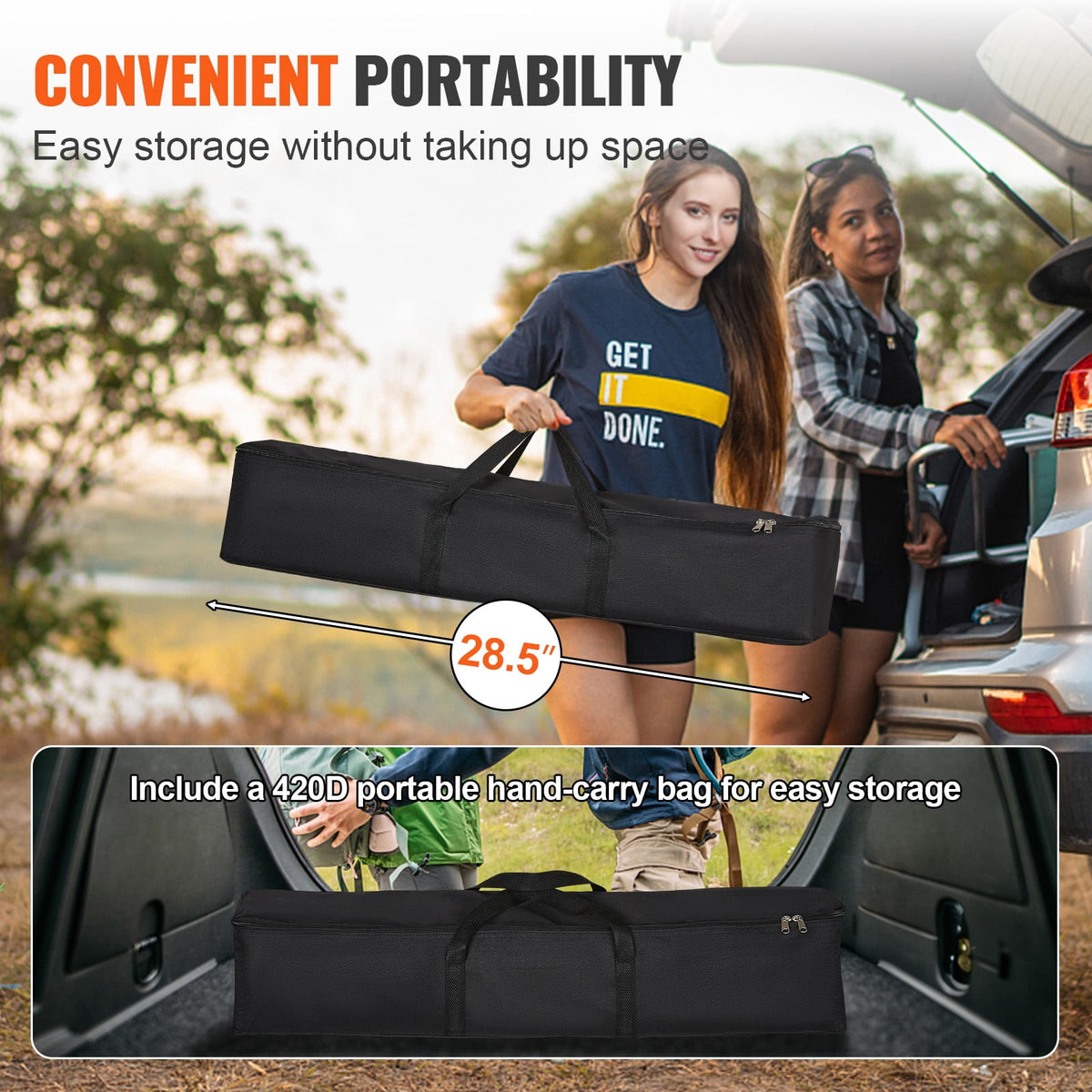 VEVOR Projector Screen with Stand,100 inch 16:9 4K 1080 HD Outdoor Movie Screen with Stand,Wrinkle-Free Projection Screen with Bar Feet and Carry Bag,for Home Theater Cinema Backyard Movie Night