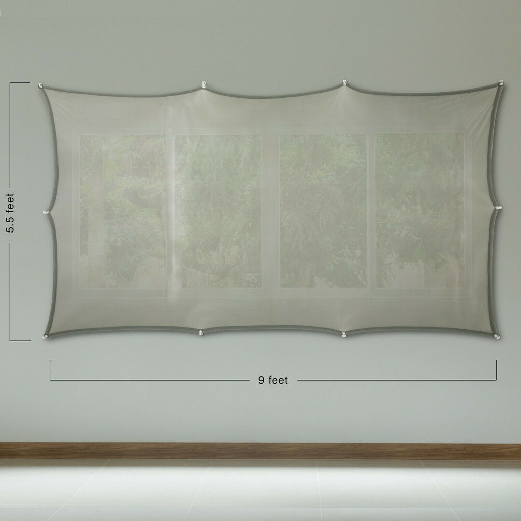 Reaper Brothers Holographic Gray 5.5 ft x 9 ft High Resolution Rear Projection Screen
