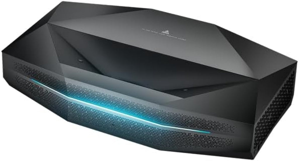 AWOL Aetherion Pro 4K Projector, 2600 ISO Lumens Short Throw Projector, Google TV, PixelLock™ Clarity, 6000:1 Native Contrast UST Projector, Anti–RBE, 4K 200" Display, Dolby Vision, Movie Projector
