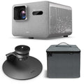 BenQ TK705i 4K Ultra HD HDR LED DLP Smart Home Theater Projector, Silver WITH BENQ DESKTOP PROJECTOR STAND AND BENQ CARRY CASE BAG