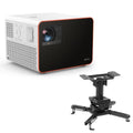 BenQ X3100i 4K Ultra HD HDR 4LED DLP Gaming Projector, Bundle with H&A Ceiling Mount