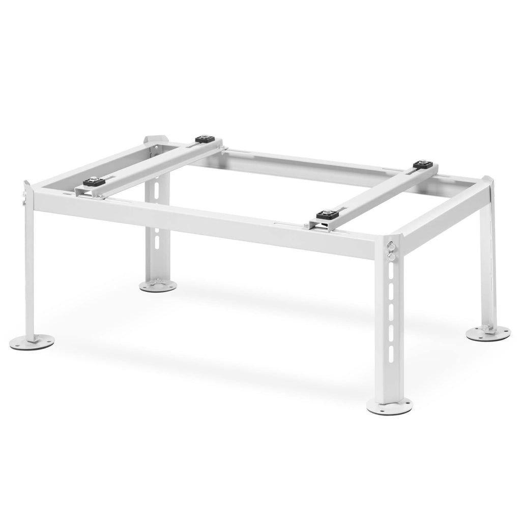 DELLA Mini Split Ground Stand for 9000-45000 BTU Ductless Air Conditioners Heat Pumps System & HVAC, Heavy Duty Steel Powder Coated, Adjustable Width Mini Split Condenser Stand, Max Load: 440 LBS