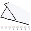 FELTECHELECTR 1Pc White Projector Screen Cloth For Home Theater And Business 100 Inches