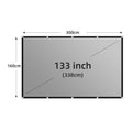 Toot shadow Projector Screen Metal Grey Anti-Light 133 inch 30° Viewing Angle 16:9 Portable Reflective Screen Home Theatre Indoor