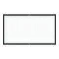 GJX Wall Mount 52 Inch Projector Screen, White & Black