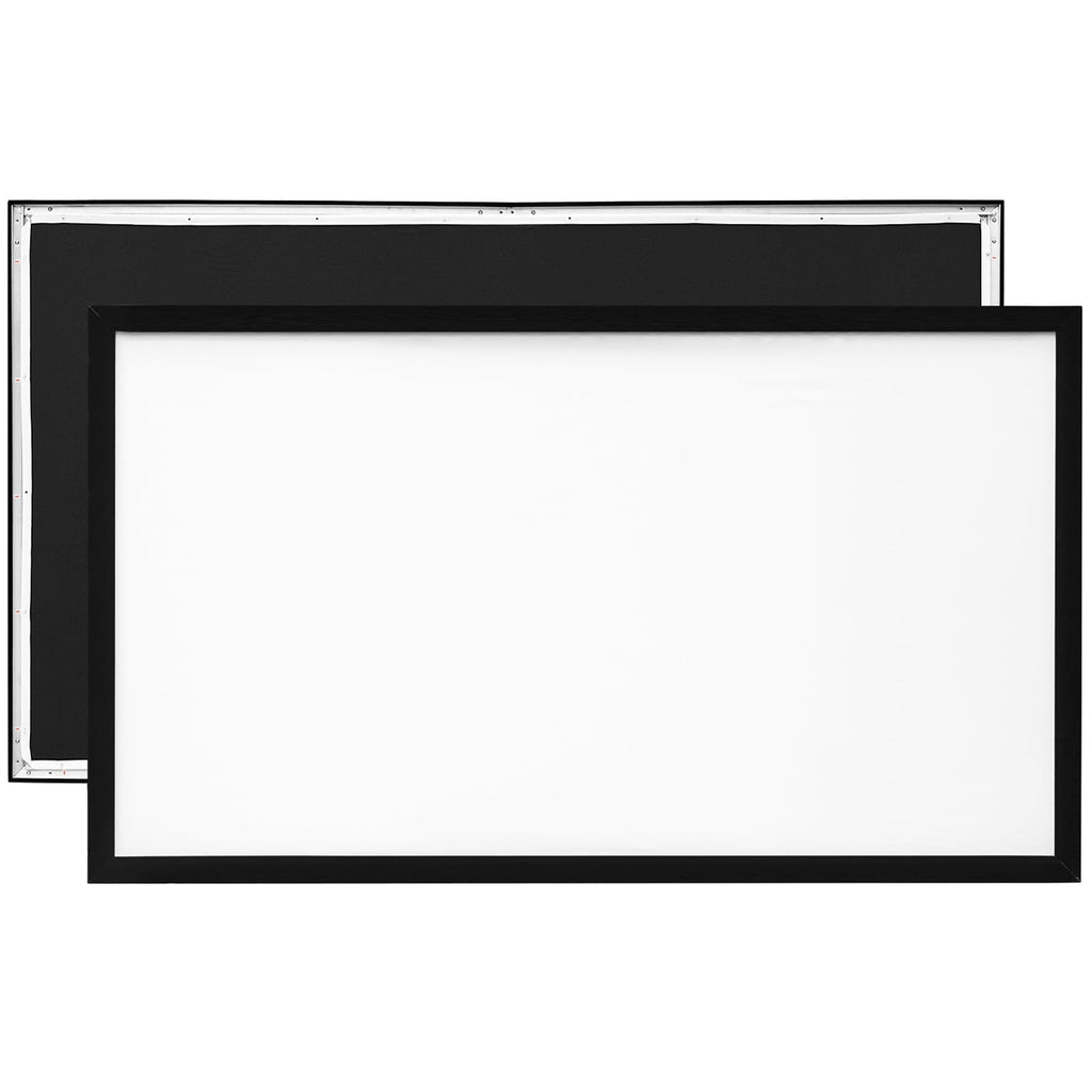 KFFKFF 120inch 16:9 Projection Screen Movie Screen Fixed Frame 3D Projector Screen for 4K HDTV movie theaters, providing an exceptional viewing experience.