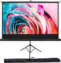 Kodak 100" Projector Screen with Stand, Portable 16:9 Projector Screen with Tripod Stand & Bag