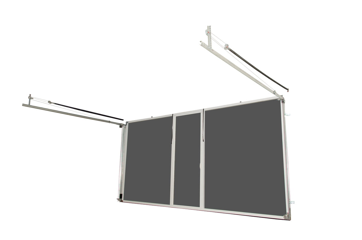 Lifestyle Screens 12'x10' Brownstone Frame; 17x20 Black PVC-coated Polyester Fabric