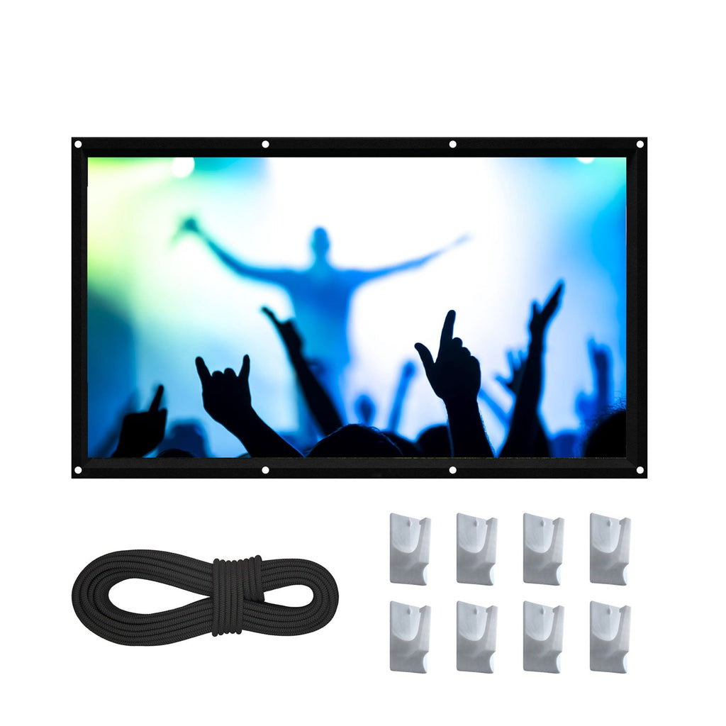 Minolta 120 In 16:9 Indoor & Outdoor Folding Home Theater Projector Screen