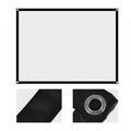 Portable Projector Screen For Outdoor Travel Hd 16:9 Video Projection Pull Down Screens For Home, Party, Office, Classroom