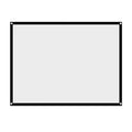 Projector Screen,Rear Projection Screen Portable Foldable Noncrease Projector Curtain Screen 4:3 for Outdoor Camping Movie Open Air Cinema White[72in]