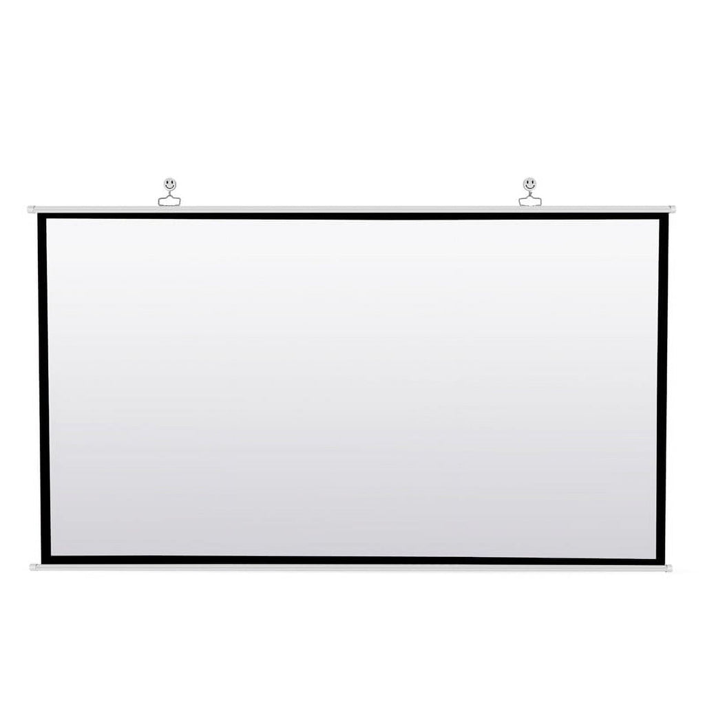 Projector Screen for Home Theater White Foldable Anti-Crease(120Inch)