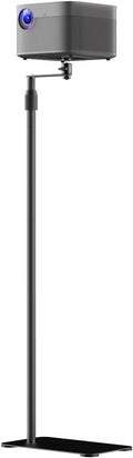 Projector Stand Against Wall Hidden Stand, 360°Swivel, Height Adjustable, Mini Projector Mount Bracket,