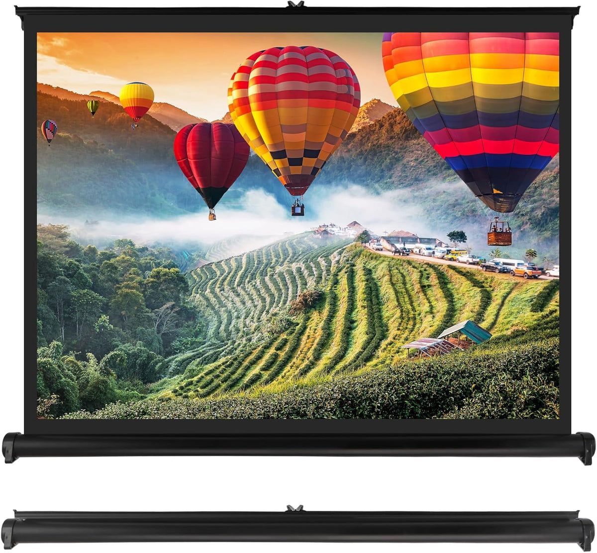 Pyle® Retractable Pull-out-style Manual Projector Screen (50-inch)