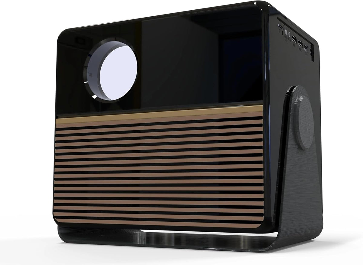 RCA 1080P FHD ROKU Smart Streaming Projector, 250 ANSI Lumens, Black