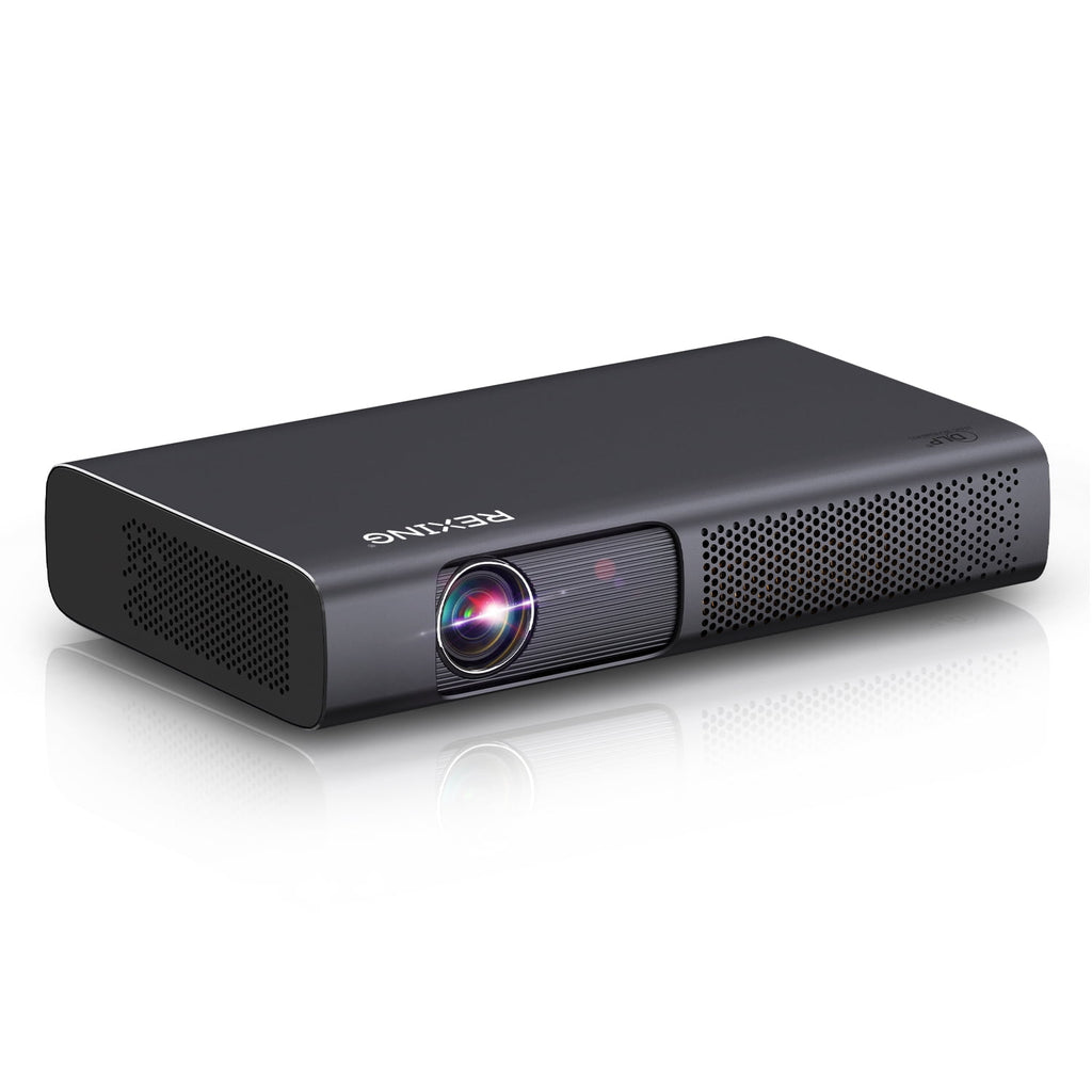 REXING PRD615 Smart Home DLP Projector 750 ANSI Lumens 40" - 150'' w/ Wifi and Bluetooth