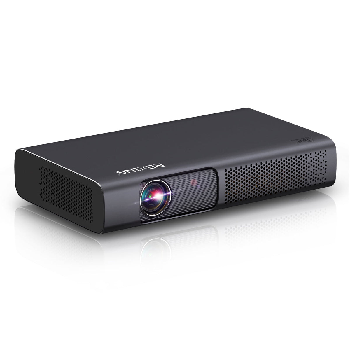 REXING PRD615 Smart Home DLP Projector 750 ANSI Lumens 40" - 150'' w/ Wifi and Bluetooth