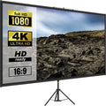 SKYSHALO DM-ABS-110 Indoor and Outdoor Use Tripod Mount 110" Maximum Screen Size Projector Screen
