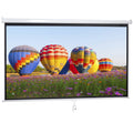 SuperDeal HD 100in Projection Screen 16:9 Auto-Lock Projector 160° View Angle Matte White