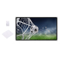 Uxcell Projector Screen 60 Inch 4K HD 16:9 Portable Ambient Light Foldable Anti-Crease Movie TV Projector Screen for Camping Patio Backyard Bedroom Indoor Outdoor Wall, Hook Type