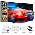 VANKYO Projector Screen 120 inches 16:9 Portable Indoor Outdoor Projection