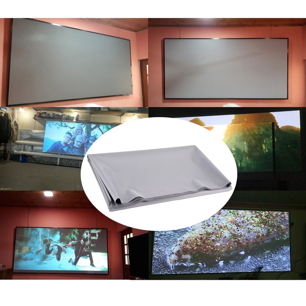 VANLOFE 16:9 Ultra HD Ambient Light Rejecting Projector Screen Portable Video Screen