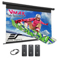 VMAX Tab-Tension3, 125"Diag,16:9,High-Contrast Gray Front Projection Electric 4K UHD Screen, VMAXT125UCH3