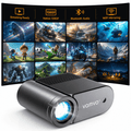 Vamvo Portable Projector with WiFi, 1080P Mini Movie Projector with 200 in Display, HDMI and USB, Built-in Speaker for Phone, Laptop, TV Stick and Game Console