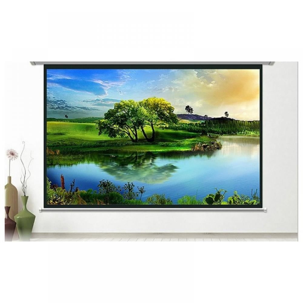 Xinhuaya Wall Mount 150" Projector Screen, White, BOLL-PQX6123223