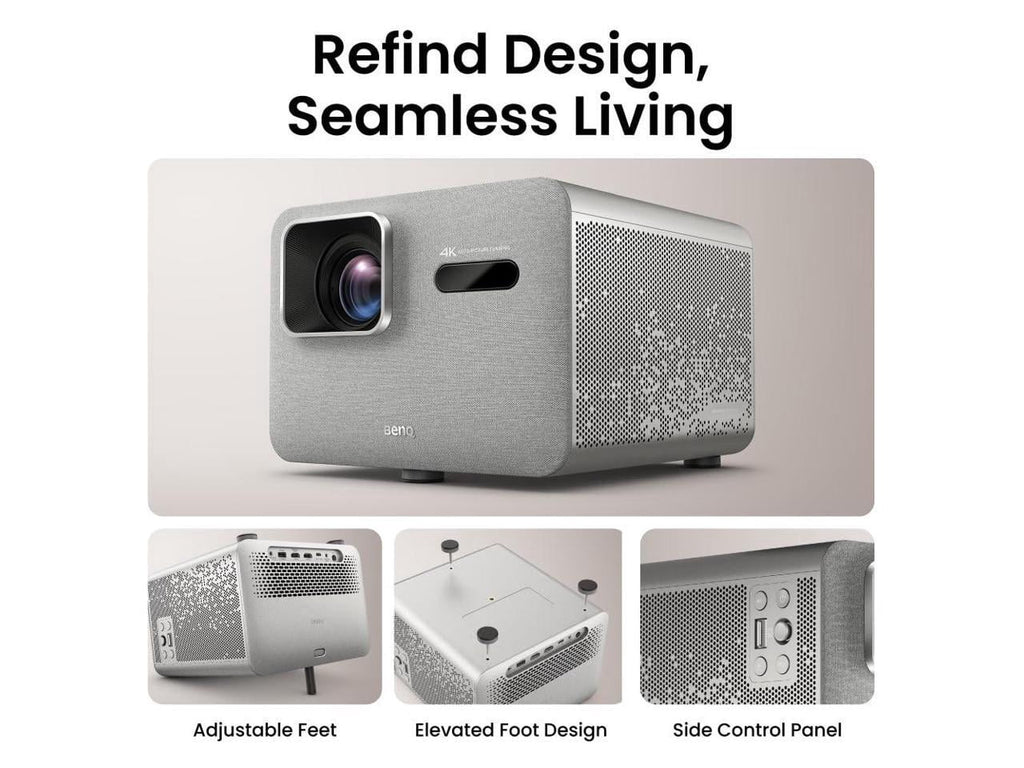 BenQ TK705i DLP Projector - 16:9 - 2160p - Native 4K UHD - 20000 Hour Normal Mode - 30000 Hour Economy Mode - 600,000:1 - 3000 lm - HDMI - USB - Wireless LAN - Bluetooth