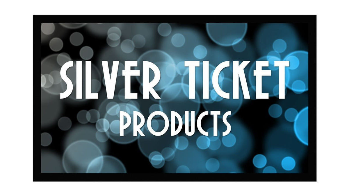 STR-169120-G Silver Ticket, 120" Diagonal, 16:9 Cinema Format, 4K Ultra HD Ready, HDTV (6 Piece Fixed Frame) Projector Screen, Grey Material