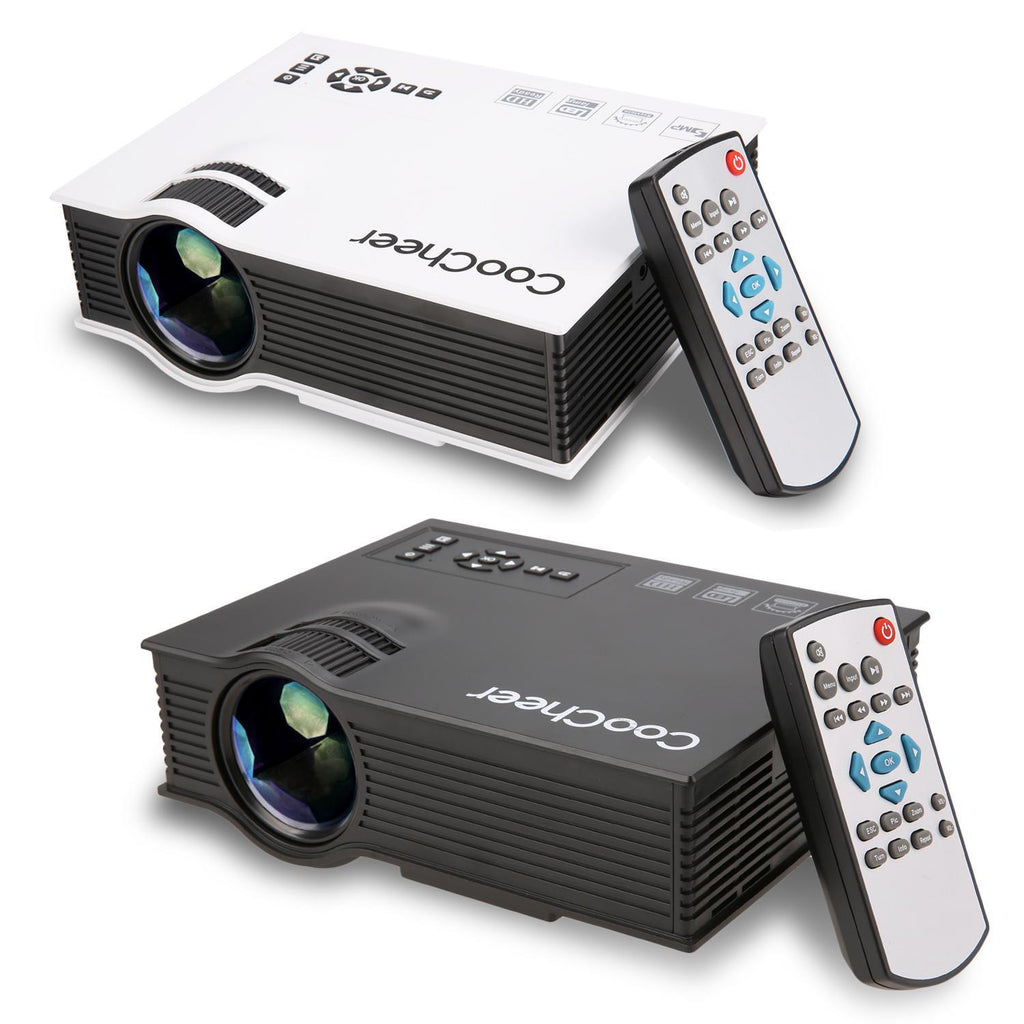 800 Lumens Portable Mini LED Projector LCD Display Multimedia Home Theater Cinema BETT