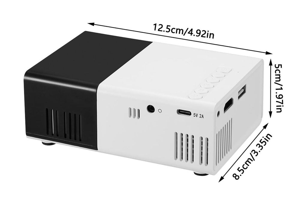 Nkmbld 4K Projector with WiFi and Bluetooth, Mini Portable Automatic Projector Outdoor/Indoor Movie Projector with WiFi and Bluetooth for Home Theater Upgrade