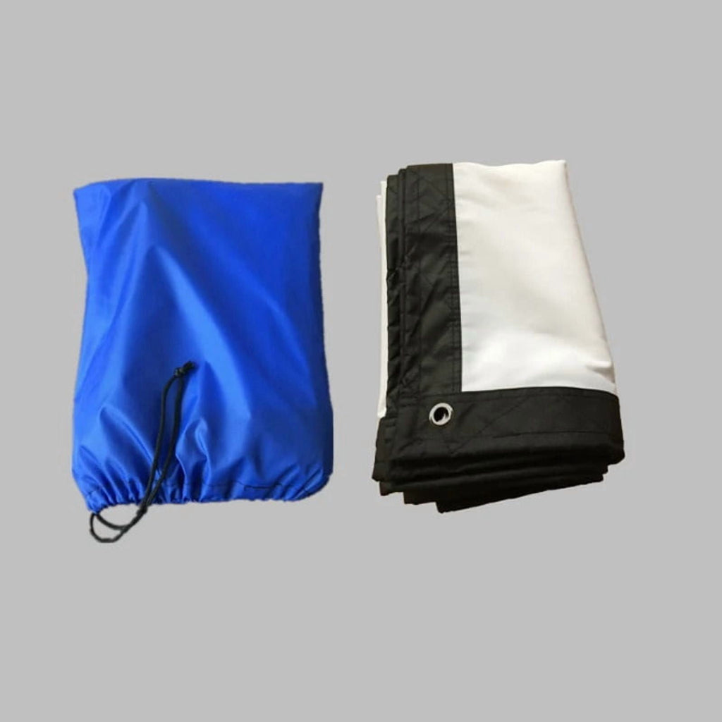 Simple Movie Screen Canvas Fabric Foldable for LED DLP Porjector ,Wrinkle-Free Outdoor Projector Screen
