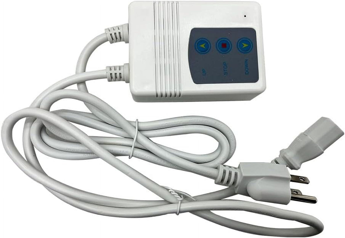 EQCOTWEA 59" Electric Lift Ceiling Projector Bracket Motorized Mount Hanger Lift with Remote Control