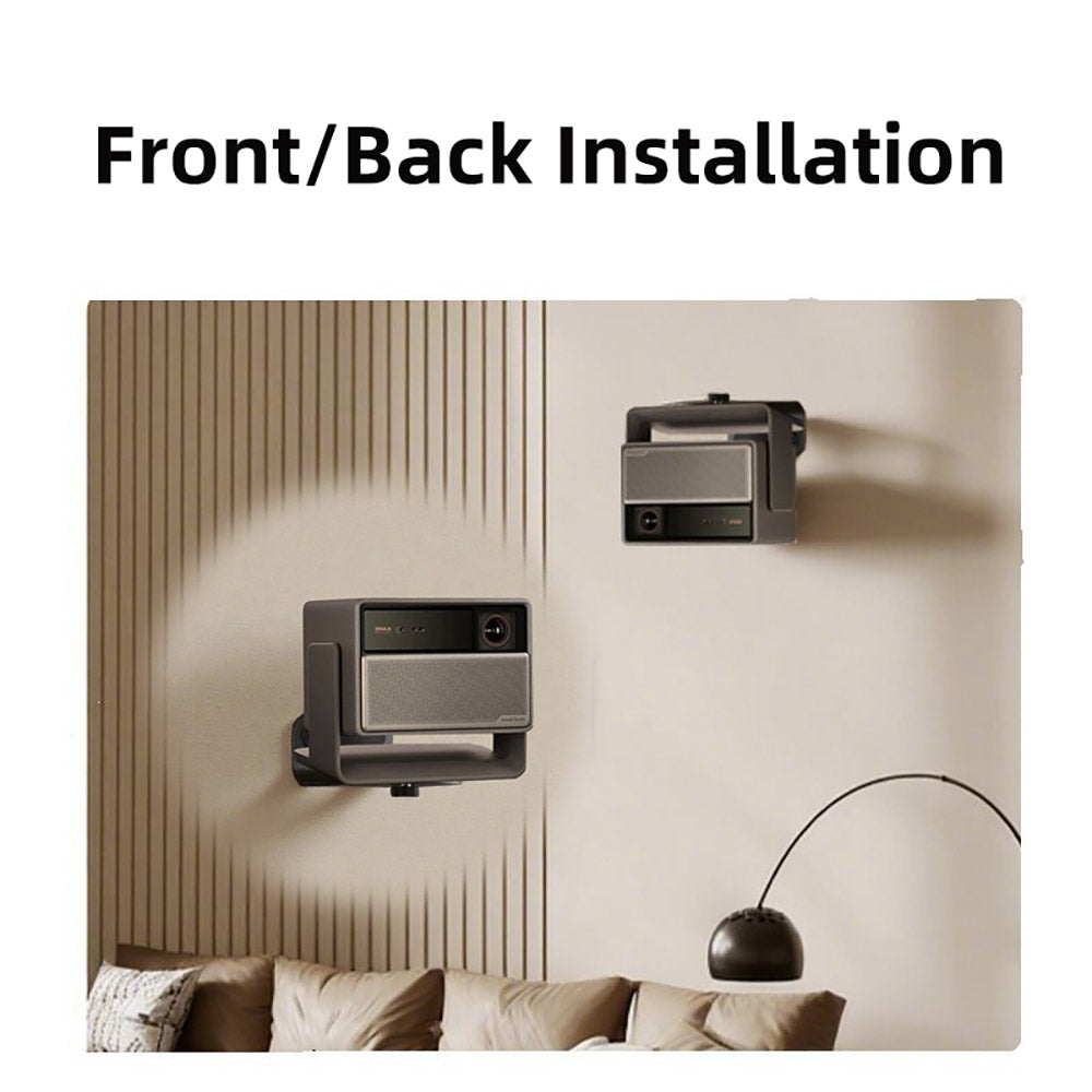 Yinzam W8 Projector Wall Bracket, Aviation Aluminun alloy 20 Pound Loading Ability Projector Mount with 1/4 inch Screw for Hisense Projector