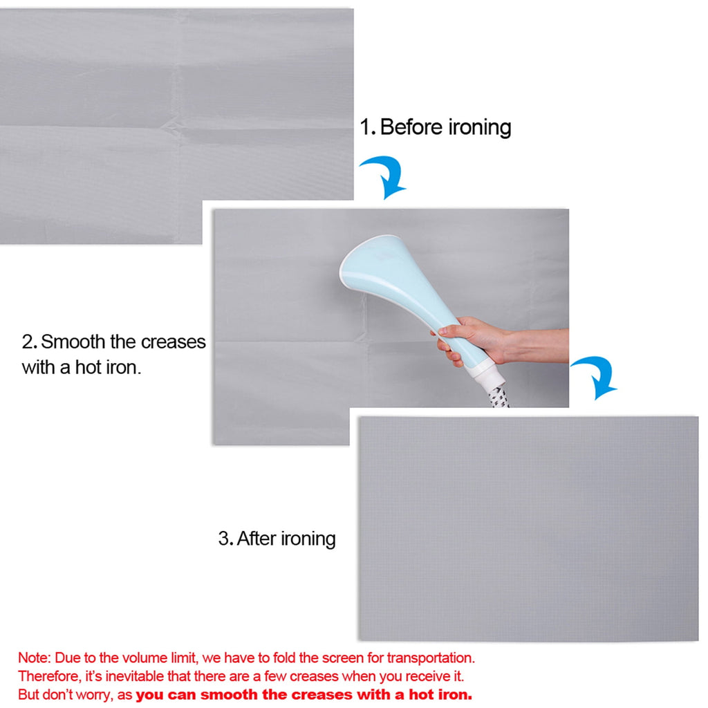 120-inch Frameless Projection Screen, Ideal for Office Movies and Public Display