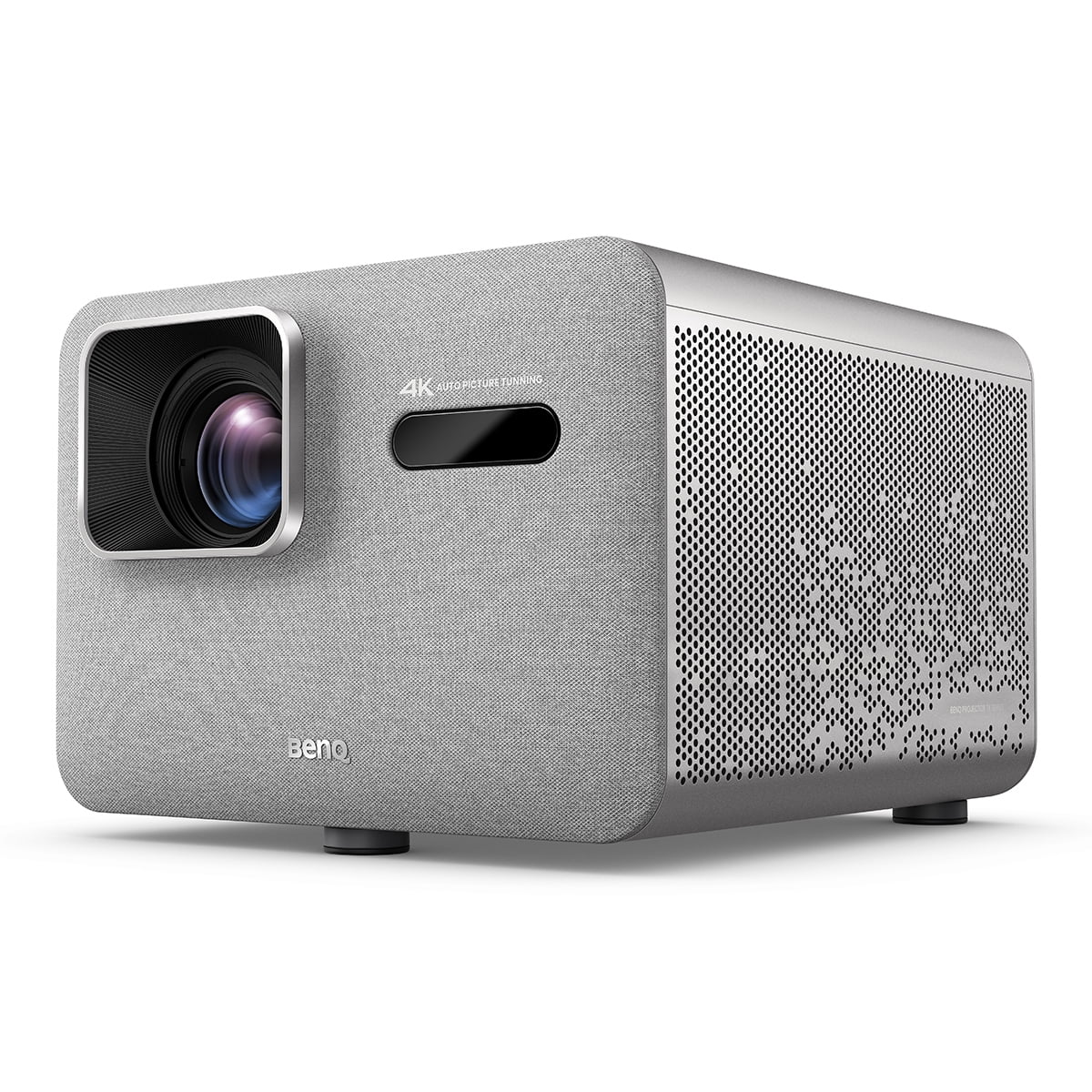 BenQ TK705i 4K Ultra HD HDR LED DLP Smart Home Theater Projector, Silver WITH BENQ DESKTOP PROJECTOR STAND AND BENQ CARRY CASE BAG