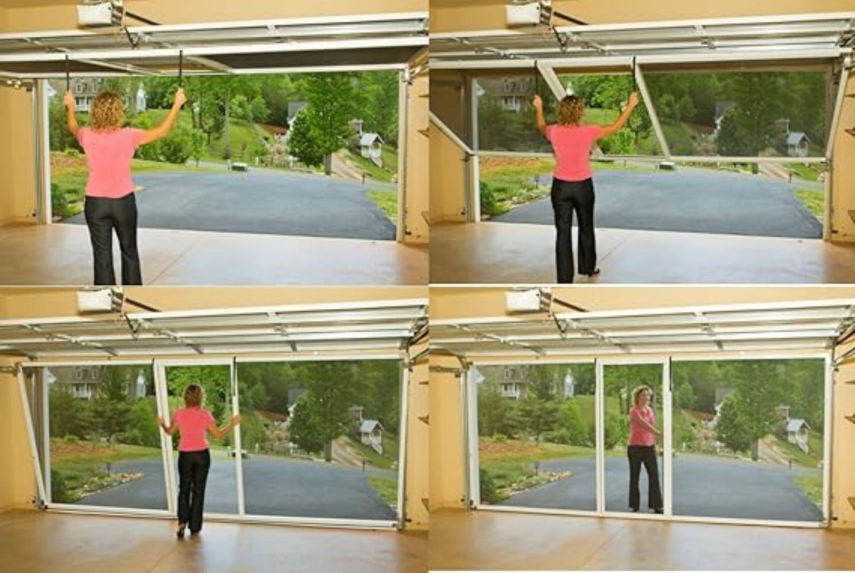 Lifestyle Screens 16'x7' Brownstone Frame; 17x20 Black PVC-coated Polyester Fabric; *** WITHOUT PASSAGE DOOR *****