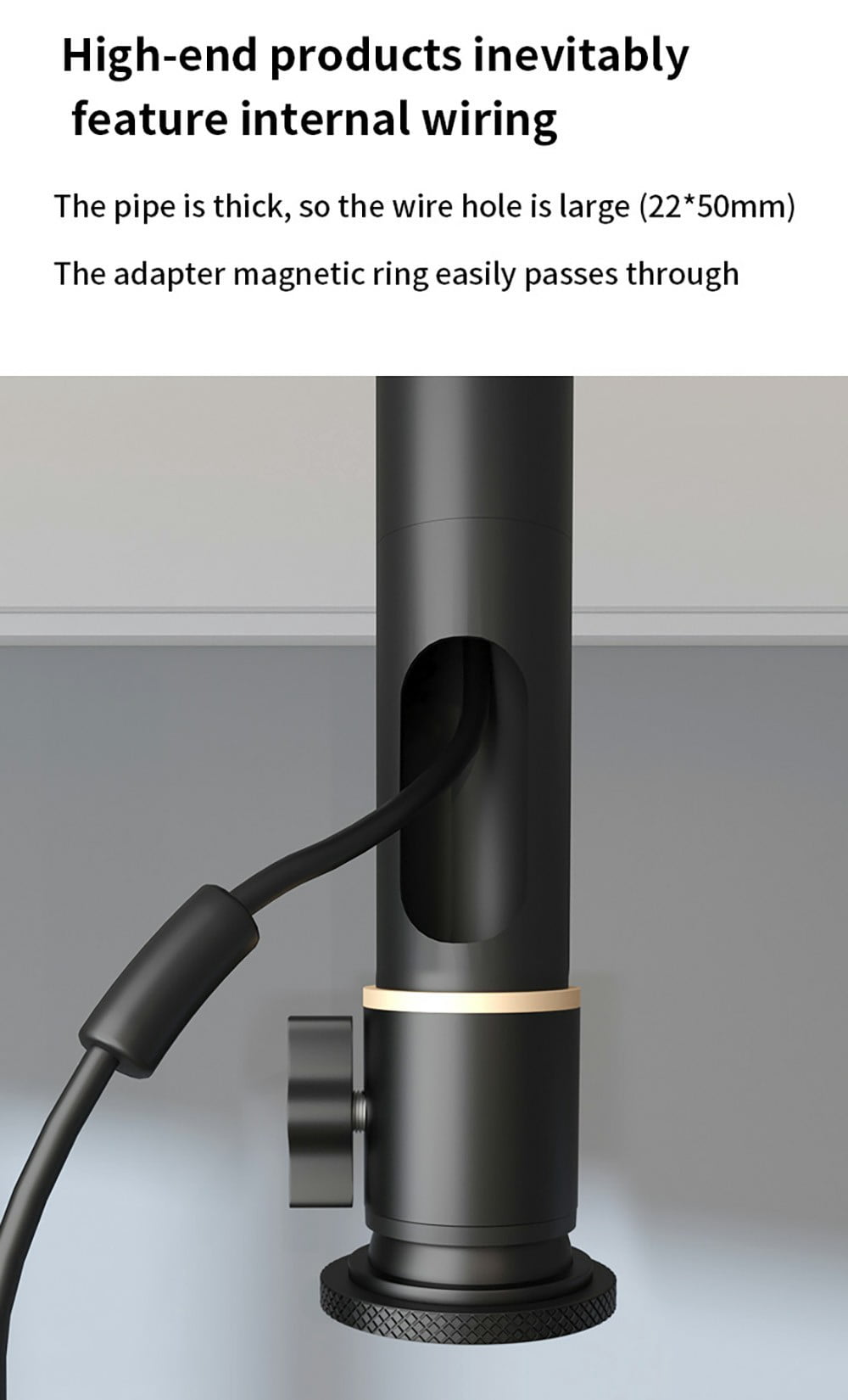 Yinzam Heavy Duty Projector Ceiling Mount Bracket Hidden Adapter 15 KG Loading Adjustable Height for JMGO Projector