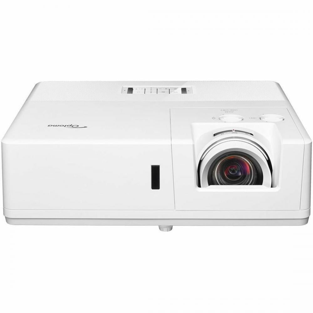 Optoma ZU607T 3D DLP Projector - 16:10 - White - High Dynamic Range (HDR) - Front, Front Ceiling - 30000 Hour Normal Mode - 300,000:1 - 6500 lm - HDMI - USB - Network (RJ-45) - Gaming, Large Venue,...