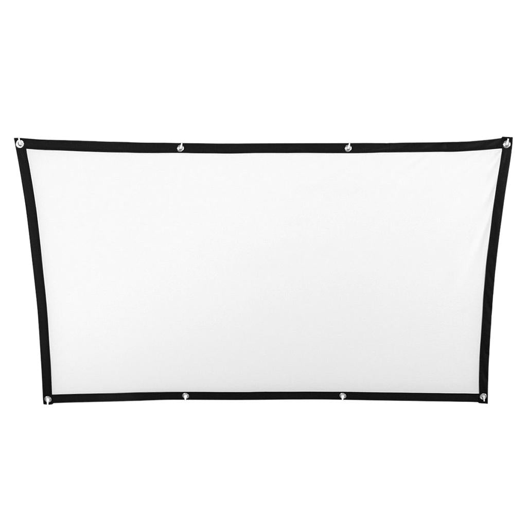 LeeQinersw 60'' Soft Projector Screen Film Home Cinema Movie Screen Projection 16:9 New 60inch