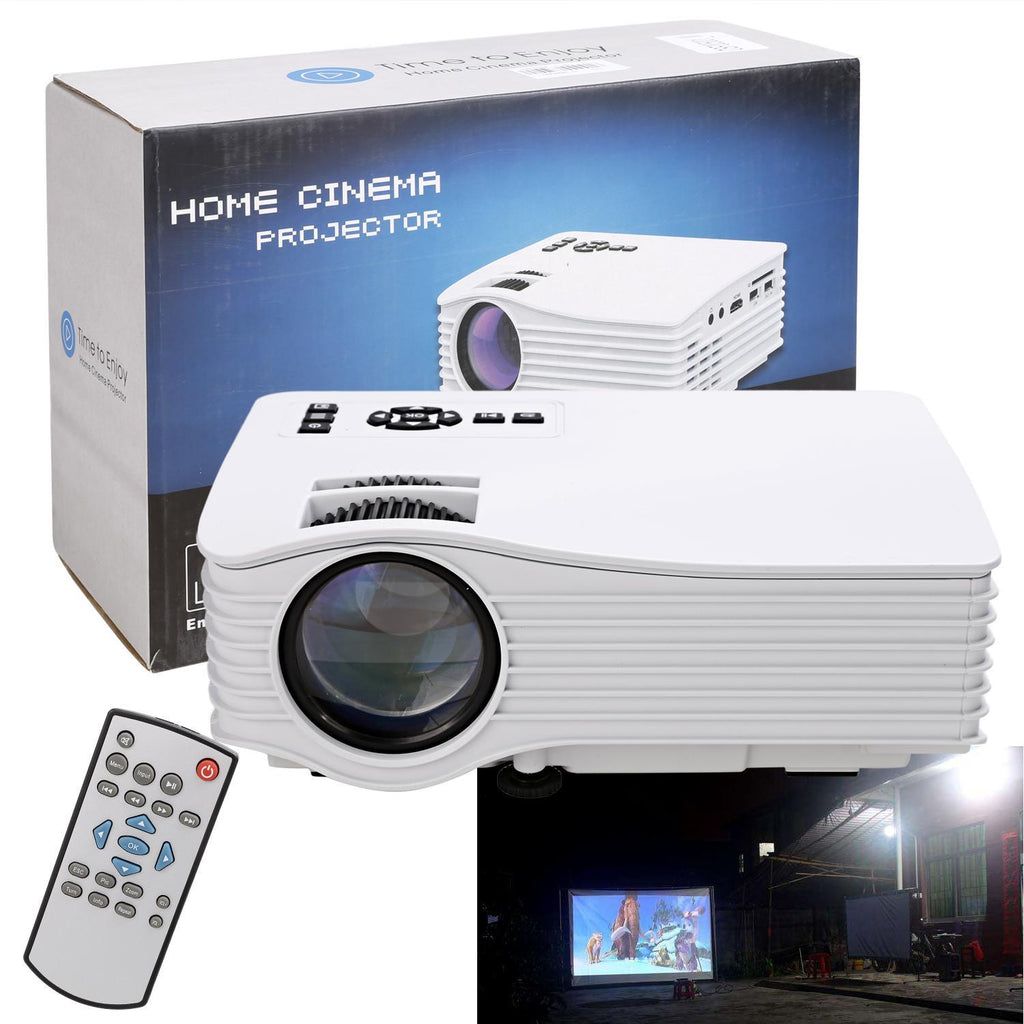 Compact Multimedia Projector, HD 1080p Support, Up to 130" inch Display,1000Lumen BETT