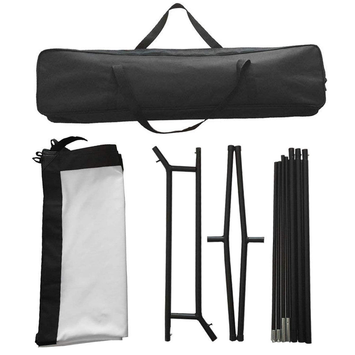 Khomo Gear Jumbo 120 inch 16:9 Portable Outdoor and Indoor Theater Projector Screen with Stand Legs