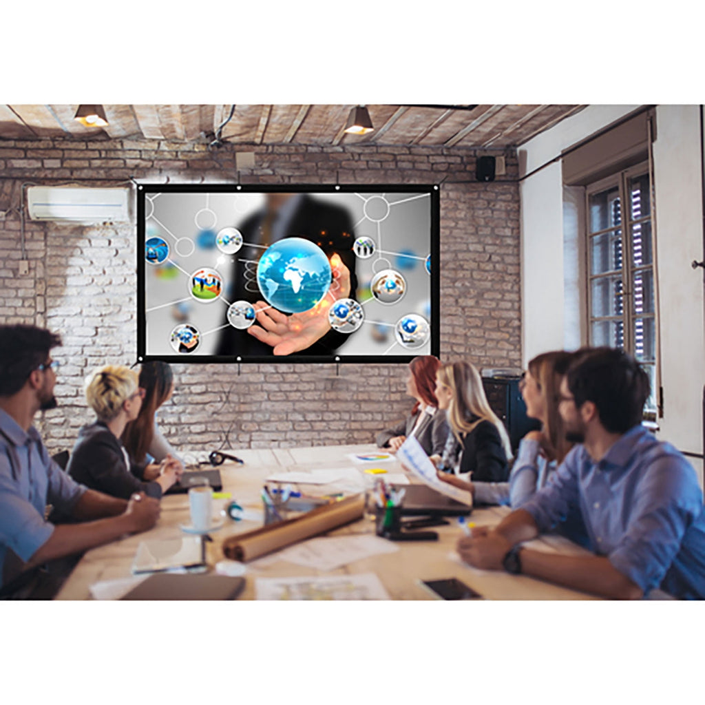 Minolta 120 In 16:9 Indoor & Outdoor Folding Home Theater Projector Screen