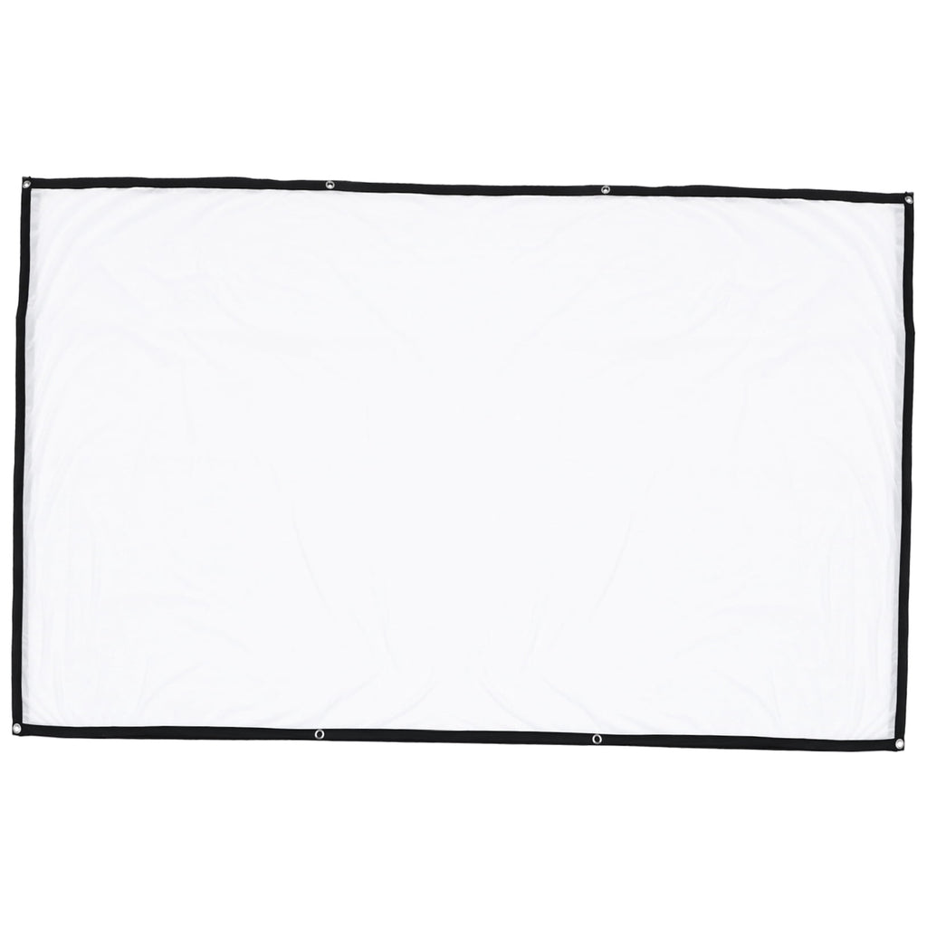 FELTECHELECTR 1Pc White Projector Screen Cloth For Home Theater And Business 100 Inches