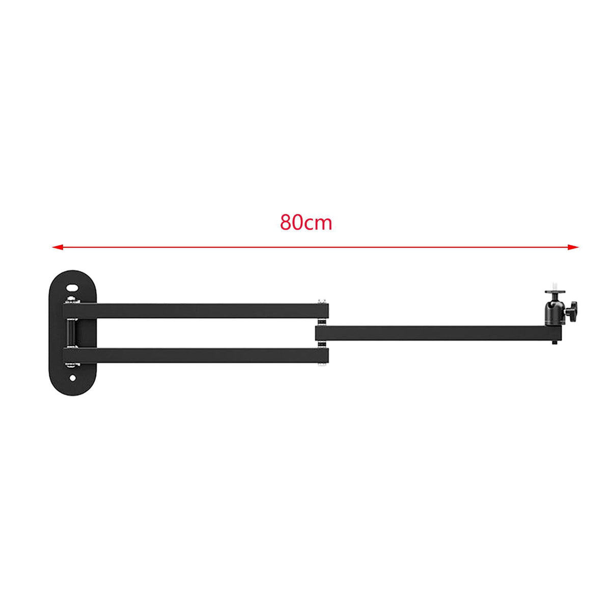 LeeQinersw Wall Projector Mount Stand Projector Wall Biaxial 80cm
