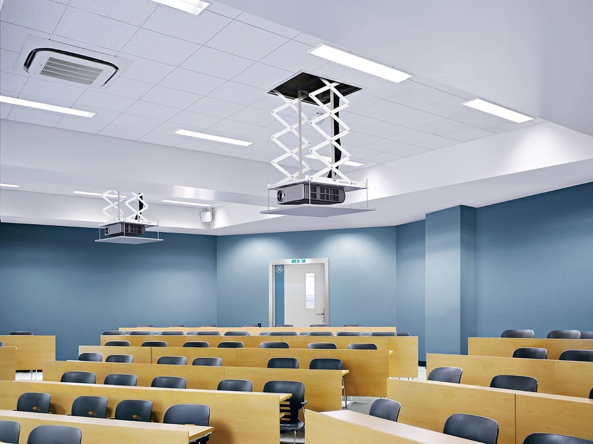 Monoprice Commercial Series Hidden Motorized Recessed Ceiling Projector Lift Mount (Max 44 lbs.)